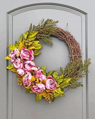 Adorable Door Wreaths Diamond Painting