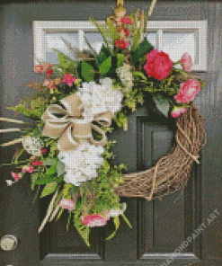 Aesthetic Door Wreaths Diamond Painting