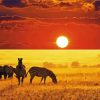 African Landscape Sunset Diamond Painting