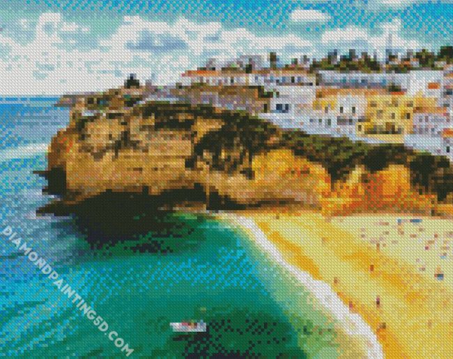 Algarve Portugal Beach diamond painting