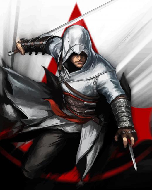 Assassins Creed Ezio diamond painting
