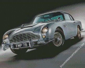 Aston Martin DB5 Car diamond painting