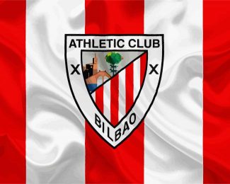 Athletic Club Bilbao Flag Diamond Painting