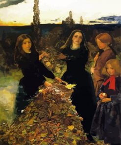 Autumn Leaves By John Everett Millais Diamond Painting