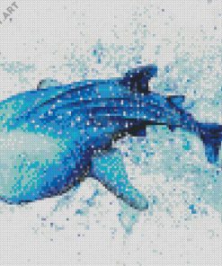 Blue Whale Shark Diamond Painting
