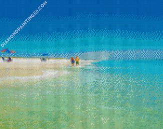 Beautiful Beach In Pensacola diamond painting