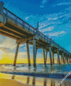 Sunrise Pensacola Florida Beach diamond painting