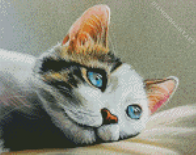 Cat Pastel Art Diamond Painting