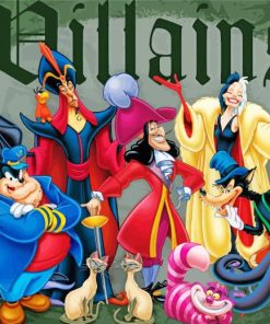 Disney Villains Poster diamond painting