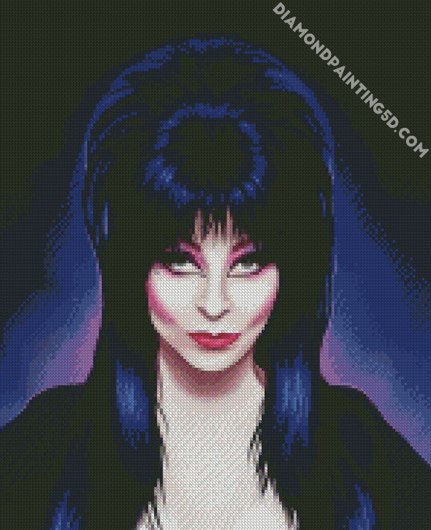 Elvira Mistress Of The Dark diamond painting