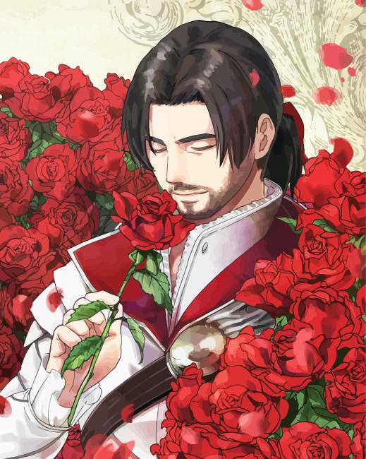 Ezio And Roses diamond painting