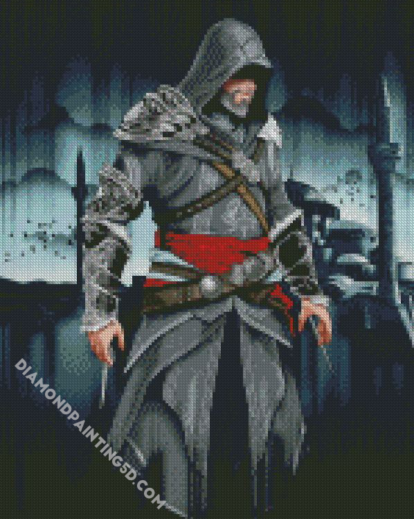 Ezio Assassins Creed Video Game diamond painting