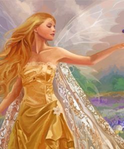 Fantasy Fairy And Bird diamond painting