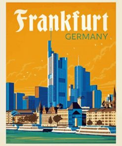 Frankfurt Germany Poster diamond painting