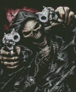 Gangster Grim Reaper diamond painting