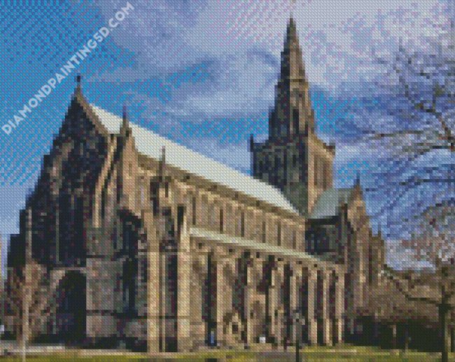 Glasgow Cathedral diamond painting