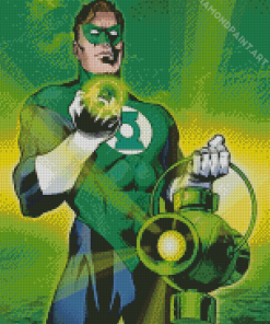 Green Lantern Animation Diamond Painting