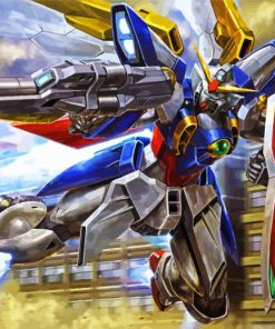 Gundam Wing Robot Diamond Painting