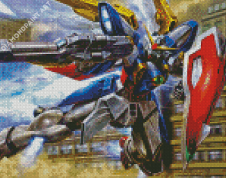 Gundam Wing Robot Diamond Painting