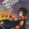 Harry Potter And Hedwig Diamond Painting