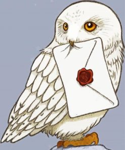 Hedwig Owl Bird Harry Potter Diamond Painting
