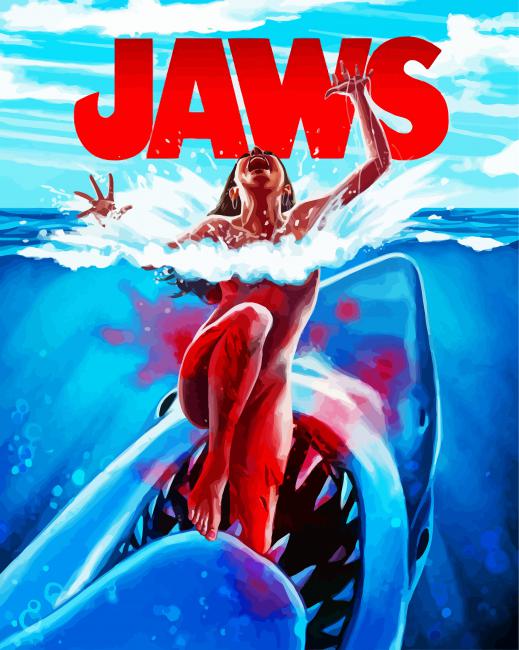 Jaws Movie diamond painting