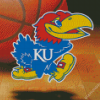 Kansas Jayhawks Basketball Team Logo paint by numbers