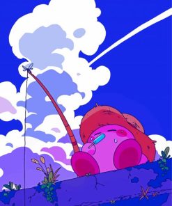 Kirby Fishing diamond painting