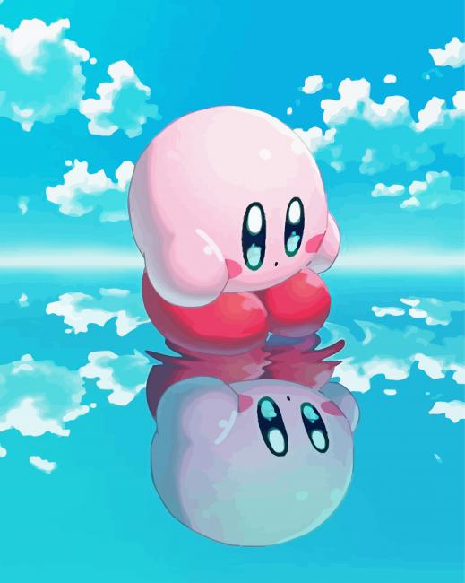 Kirby Water Reflection diamond painting