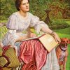 Lady Wrinting Letter Diamond Painting