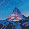 Matterhorn USA Flag Diamond Painting
