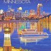 Minneapolis Spoonbridge Poster diamond painting