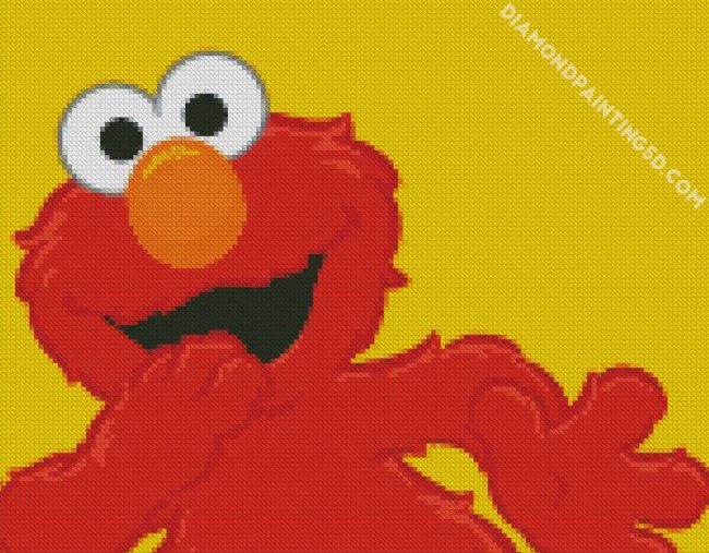 Muppet Elmo Cartoon diamond painting