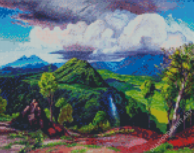 Pihuamo Valley By Dr Atl Diamond Painting
