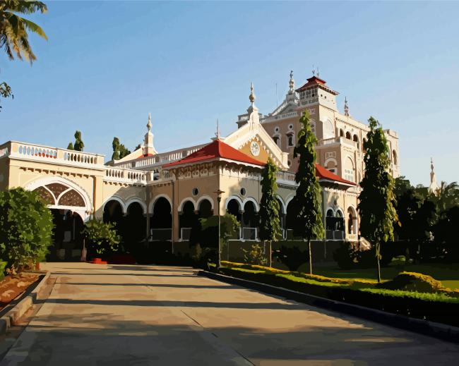 Pune Aga Khan Palace diamond painting
