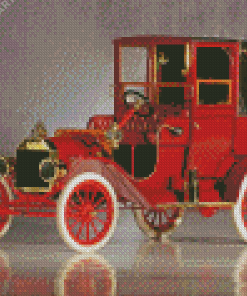 Red Ford Model T Diamond Painting