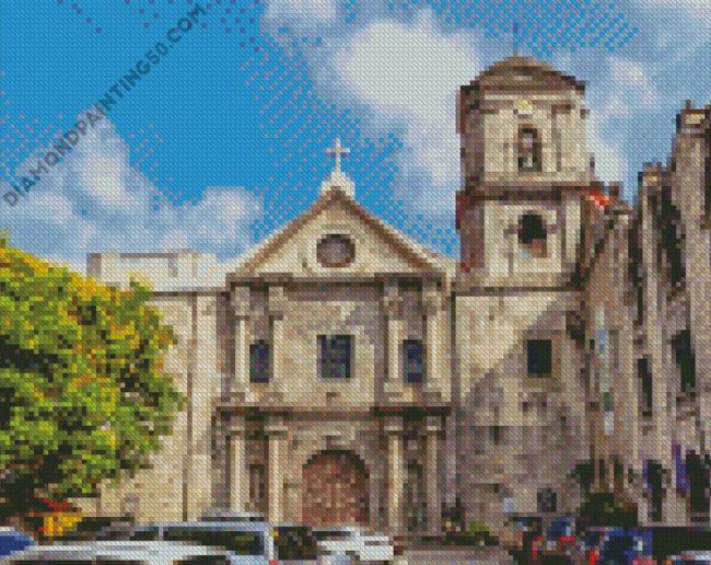 San Augustin Church Manila diamond painting