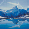 Snowy Swiss Alps Diamond Painting
