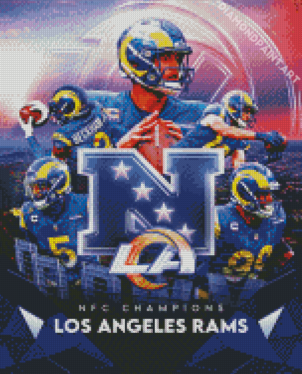 St Louis Rams American Football Diamond Painting