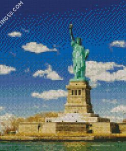 Statue Of Liberty National Monument Manhattan diamond painting