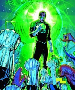Superhero Green Lantern Diamond Painting