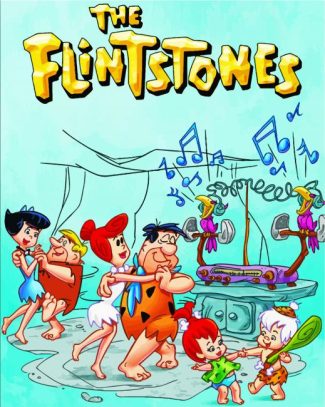 The Flintstones Animated diamond painting