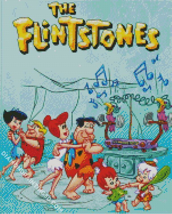 The Flintstones Animated diamond painting