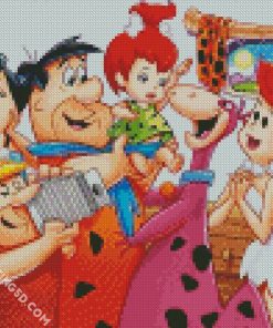 The Flintstones Characters diamond painting