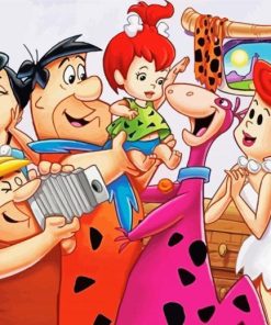 The Flintstones Characters diamond painting