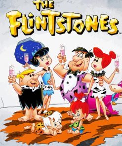 The Flintstones Family diamond painting