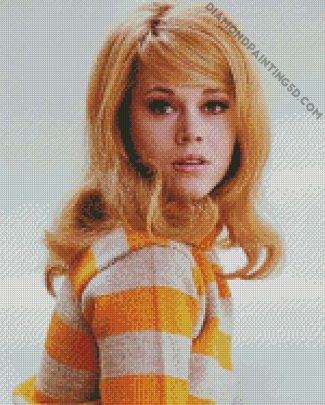 Young Actress Jane Fonda diamond painting
