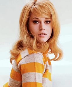 Young Actress Jane Fonda diamond painting