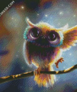 Adorable Cute Owl diamond painting