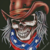 Cowboy Skull Art Diamond Painting
